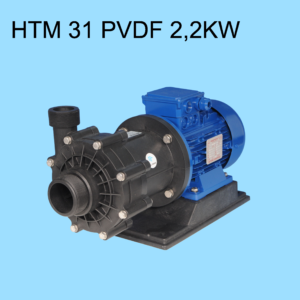 pompa centrifuga magnetica HTM 31 PVDF 2,2KW con motore e basamento